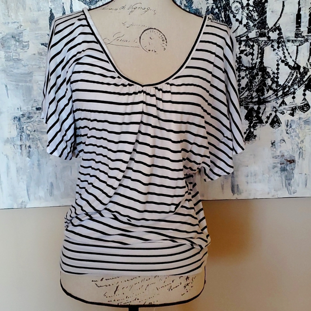 Bebe striped shirt